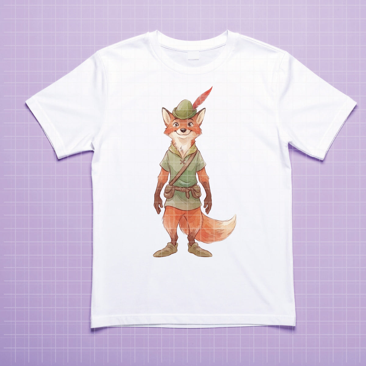 COD7473 - Robin Hood Watercolor PNG bundle, Disney clipart packs.
