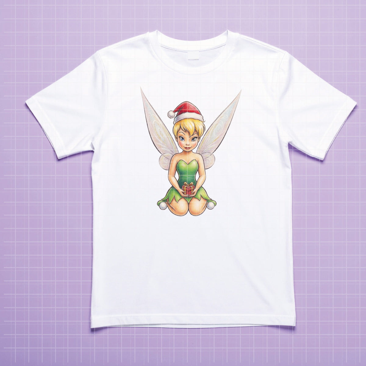 COD7479 - Tinker Bell Christmas Watercolor PNG bundle, Disney clipart packs.
