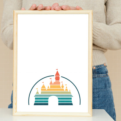 COD962 - Disney Castle Magic Kingdom bundle, Disneyland clipart Svg, Png, Eps, Dxf, Jpeg, vector.