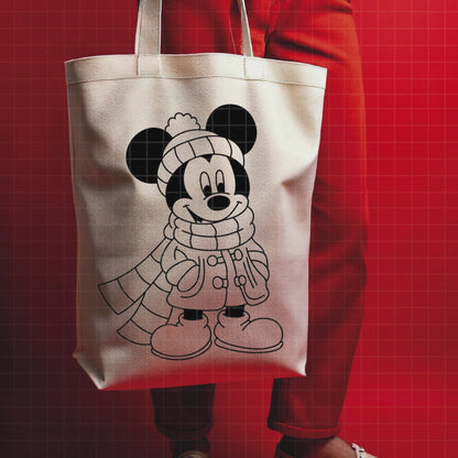 COD4206 - Christmas Mickey & Pluto bundle, Disney Christmas clipart Svg, Png, Eps, Dxf, Jpeg, vector.