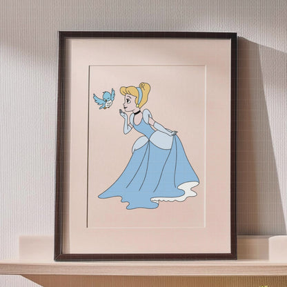 COD3850 - Cinderella bundle, Disney princess clipart Svg, Png, Eps, Dxf, Jpeg, vector.