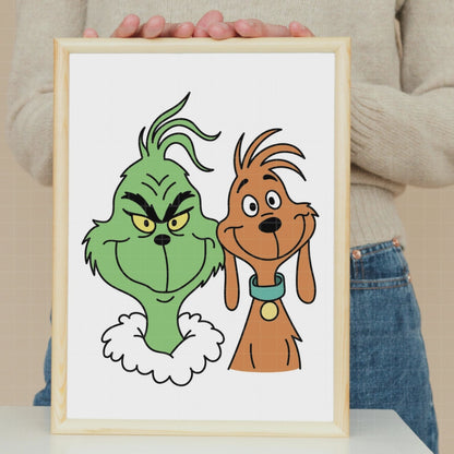 COD3874 - The grinch bundle, Christmas clipart Svg, Png, Eps, Dxf, Jpeg, vector.