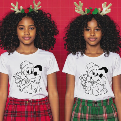COD4208 - Christmas Disney characters bundle, Disney Christmas clipart Svg, Png, Eps, Dxf, Jpeg, vector.